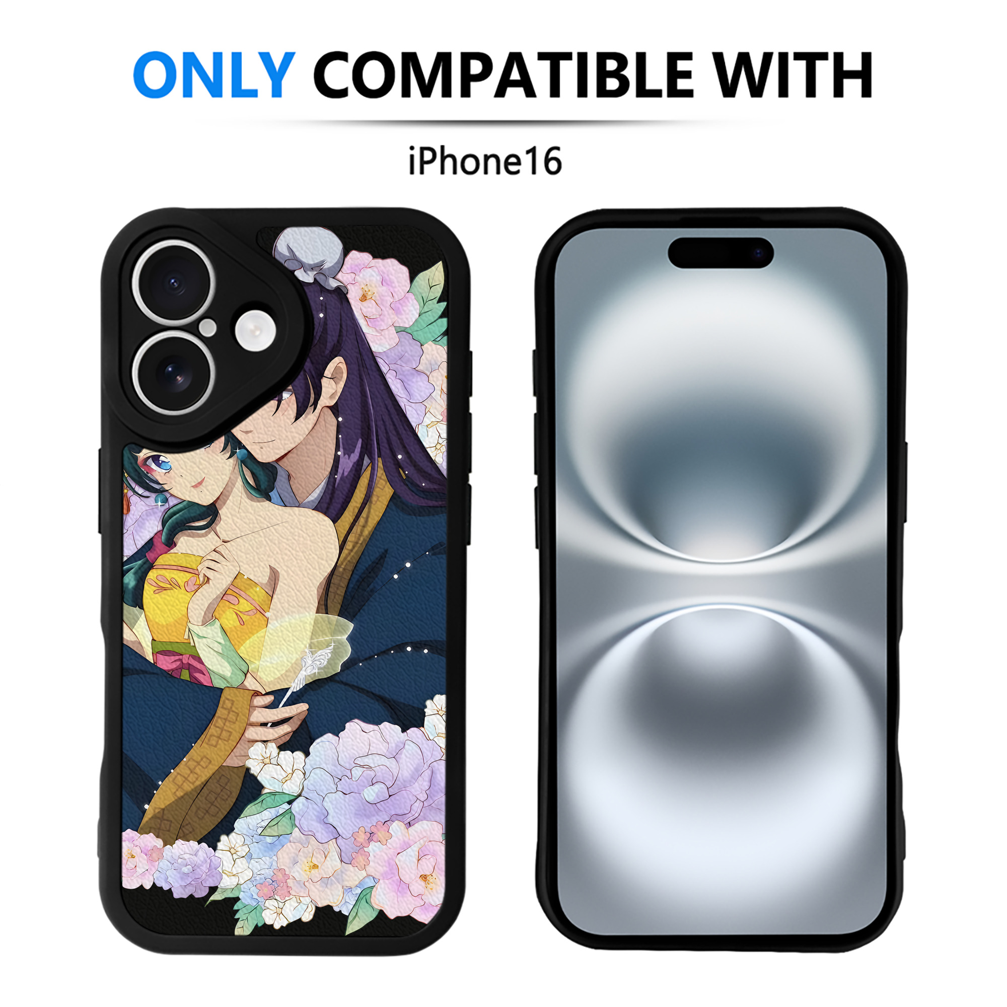 （画像用） 薬屋のひとりごと The Apothecary Diaries 【iPhone 16シリーズ対応】シリコンスマホケース（レザー調） 材質：シリコン